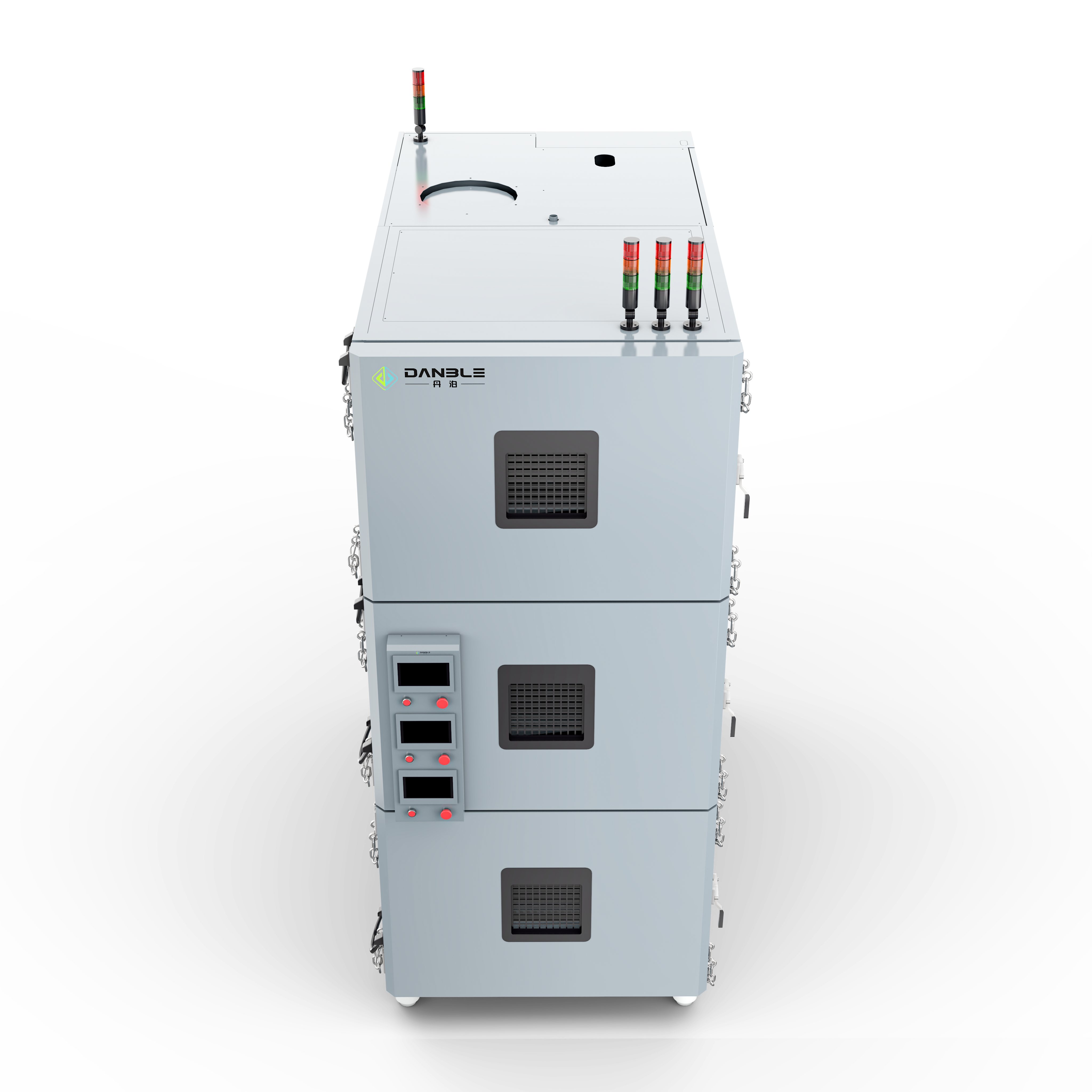 3 ゾーン高温および低温試験チャンバー